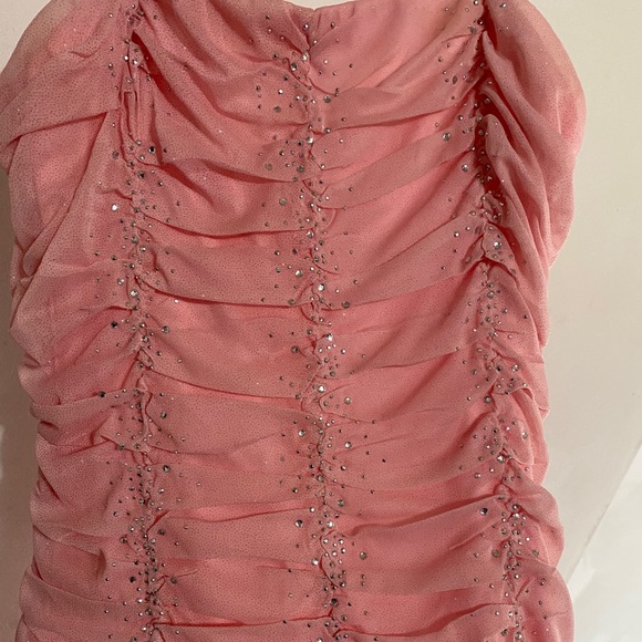 Light Pink Sparkle Dress - Picture 3 of 4